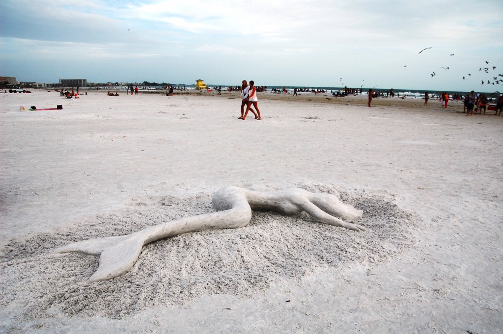 Sandskulptur am Siesta Key Beach_Copyright Lisa Reinshagen